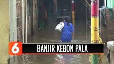 Hujan Deras, Ratusan Rumah Warga Kebon Pala Terendam Banjir