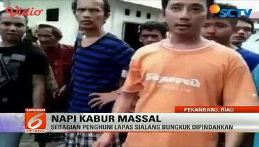 Petugas Masih Memburu Sebagian Napi yang Kabur di Pekanbaru, Riau - Liputan6 SCTV
