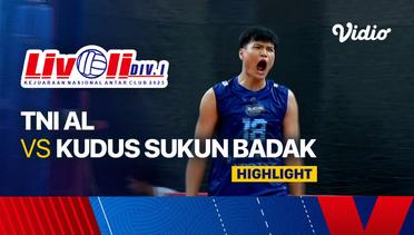 Putra: TNI AL vs Kudus Sukun Badak - Highlights | Livoli Divisi 1 2023