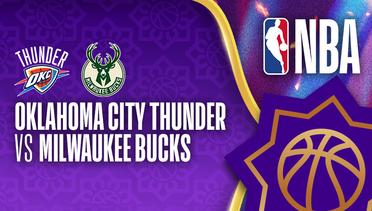 Oklahoma City Thunder vs Milwaukee Bucks - Full Match | NBA Regular Season 2023/24