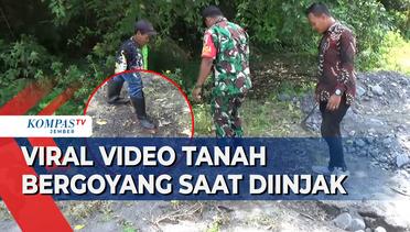 Viral Video Tanah Bergoyang di Tepi Sungai Aliran Lahar Dingin Semeru