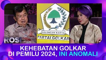 Golkar Disediakan untuk Jokowi atau Gibran, JK: Sulit untuk jadi Ketum Golkar | ROSI