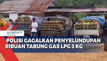 Polisi Gagalkan Penyelundupan Ribuan Tabung Gas LPG 3 KG