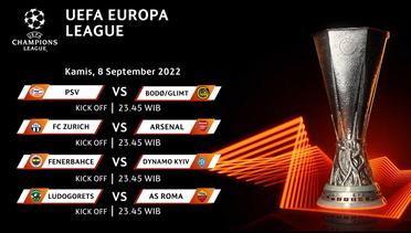 UEFA Europa League | Matchday 01 | 8 - 9 September 2022