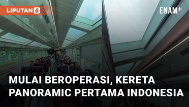 Mulai Beroperasi, Kereta Panoramic Pertama di Indonesia