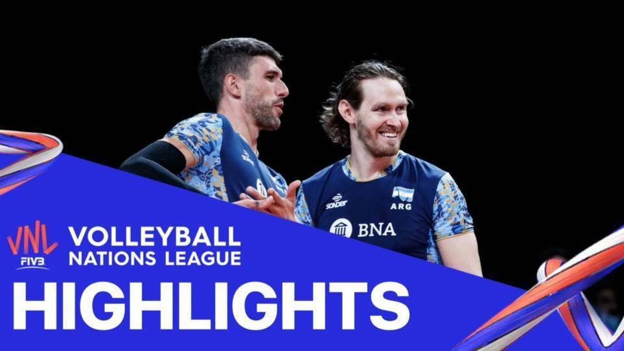 Match Highlight VNL MEN'S Japan 1 vs 3 Argentina Volleyball