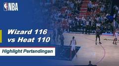 NBA | Cuplikan Hasil Pertandingan : Wizard 116 vs Heat 110