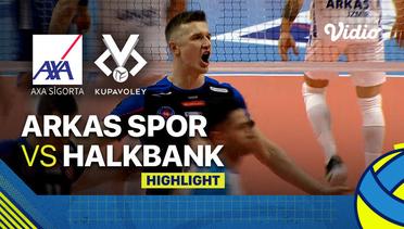 Highlights | Semifinal: Arkas Spor vs Halkbank | Men's Turkish Volleyball Cup 2022/23