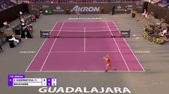 Veronika Kudermetova vs Eugenie Bouchard - Highlights | WTA Guadalajara Open Akron 2023