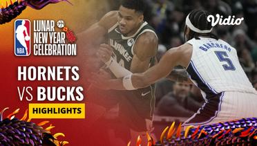 Charlotte Hornets vs Milwaukee Bucks - Highlights | NBA Regular Season 2023/24