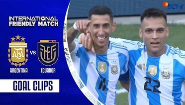 Gol!!! Angel Di Maria Buka Keunggulan Argentina, Skor 1-0 | International Friendly Match