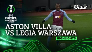 Aston Villa vs Legia Warszawa - Highlights | UEFA Europa Conference League 2023/24
