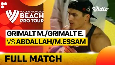 Full Match | Grimalt M./Grimalt E. (CHL) vs Abdallah/M.Essam (QAT) | Beach Pro Tour Elite 16 Doha, Qatar 2023