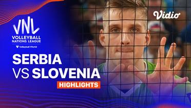 Serbia vs Slovenia - Highlights | Men's Volleyball Nations League 2024