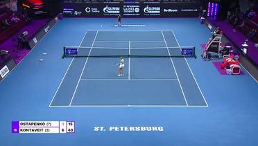 Match Highlights | Anett Kontaveit vs Jelena Ostapenko | WTA St. Petersburg Ladies Trophy 2022