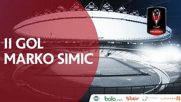 11 Gol Marko Simic di Piala Presiden 2018