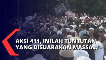 Massa Aksi 411 di Jakarta Suarakan Sejumlah Tuntutan, Salah Satunya Soal Harga BBM!