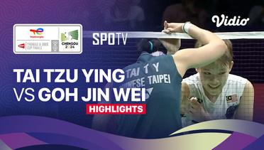 Tai Tzu Ying (TPE) vs Goh Jin Wei (MAS) - Highlights | Uber Cup Chengdu 2024 - Women's Singles