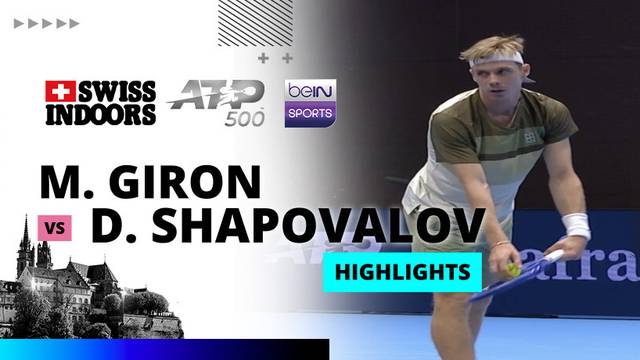 M. Giron vs D. Shapovalov - Highlight | ATP 500: Swiss Indoors Basel 2025
