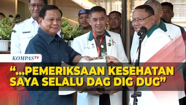 Usia Diperiksa, Prabowo Blak-blakan Kerap Khawatir saat Lakukan Tes Kesehatan