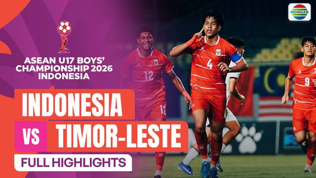 Indonesia VS Timor-Leste - Full Highlights | ASEAN U17 Boys Championship 2026