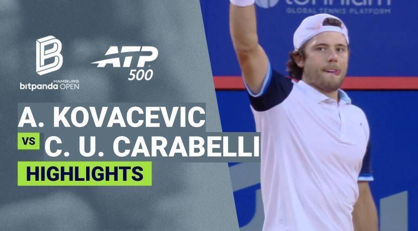 Aleksandar Kovacevic vs Camilo Ugo Carabelli - Quarterfinals | ATP 500: bitpanda Hamburg Open 2026