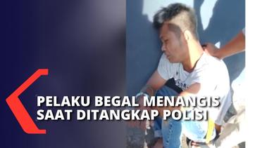 Sambil Panggil Nama Ibu, Seorang Pelaku Begal & Curanmor di Bengkulu Menangis saat Ditangkap Polisi