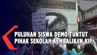 Puluhan Siswa SMK di Surabaya Demo, Tuntut Pihak Sekolah Kembalikan KIP