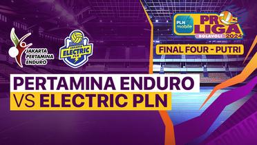 Final Four Putri: Jakarta Pertamina Enduro vs Jakarta Electric PLN - Full Match | PLN Mobile Proliga 2024