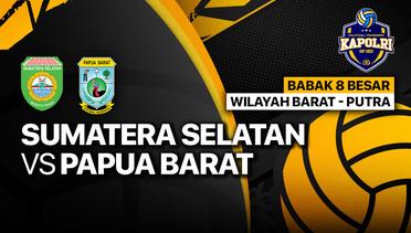 Full Match | Putra: Sumatera Selatan vs Papua Barat | Piala Kapolri 2023