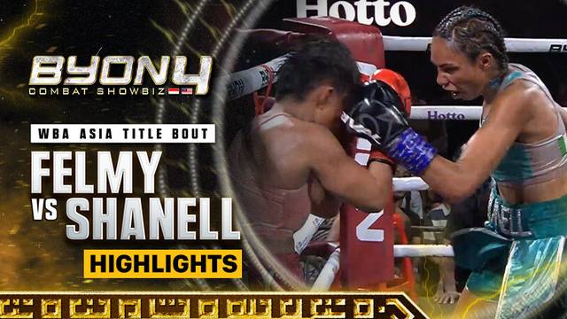 Felmy Sumaehe vs Shanell Dargan - Highlights | WBA Asia Title Bout | Byon Combat Showbiz Vol.4