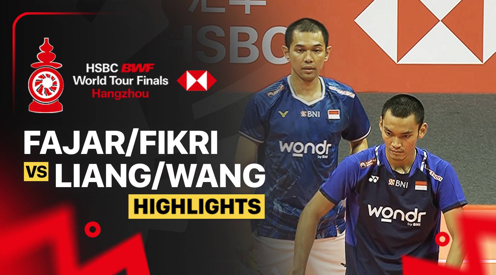 Liang Wei Keng/Wang Chang (CHN) vs Fajar Alfian/Muhammad Shohibul Fikri (INA) - Men's Doubles Group Stage | HSBC BWF World Tour Finals 2025