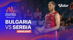 Match Highlights | Bulgaria vs Serbia | Men's Volleyball Nations League 2023