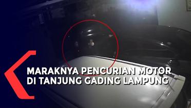 Kawanan Pencuri Motor Terekam CCTV Saat Jalani Aksinya