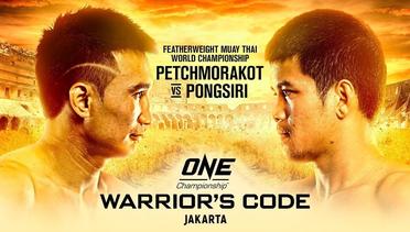 [Full Event] ONE Championship- WARRIOR'S CODE