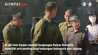 Takjub dengan Candi Borobudur, Kaisar Naruhito Tak Lewatkan Momen Berfoto