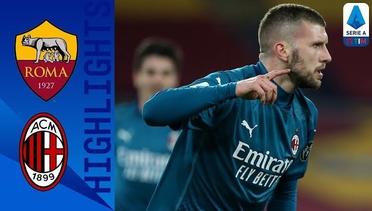 Match Highlights | AS Roma 1 vs 2 AC Milan | Serie A 2021