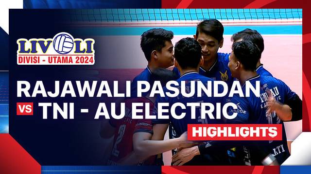 Putra: Rajawali Pasundan vs TNI - AU Electric - Perebutan Tempat Ketiga - Highlights | Livoli Divisi Utama 2024
