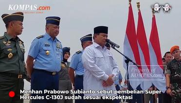 Prabowo Prihatin, Banyak Pesawat Hercules Tua yang Masih Beroperasi