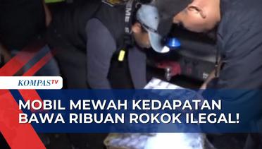 Polisi Gagalkan Penyelundupan Ribuan Bungkus Rokok Ilegal Menuju Kota Medan!