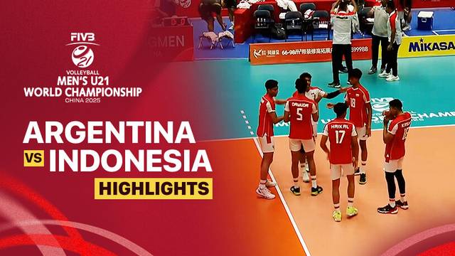 Argentina vs Indonesia - Highlight | FIVB Men's U21 World Championship 2025