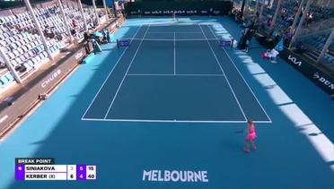 Match Highlights | Angelique Kerber 2 vs 1 Katerina Siniakova | WTA Melbourne Open 2021