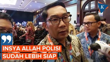 Pasca Teror Bom, Ridwan Kamil Pastikan Polisi Siaga Jaga Nataru di Bandung