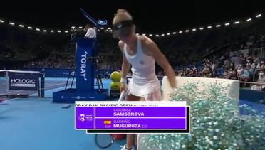 Match Highlights | Liudmila Samsonova vs Garbine Muguruza | WTA Toray Pan Pacific Open 2022