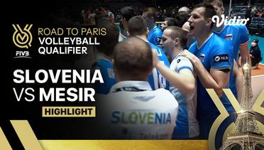 Slovenia vs Mesir - Match Highlights | Men's FIVB Road to Paris Volleyball Qualifier
