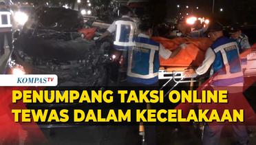 Penumpang Taksi Online Tewas dalam Kecelakaan di Tol Dalam Kota