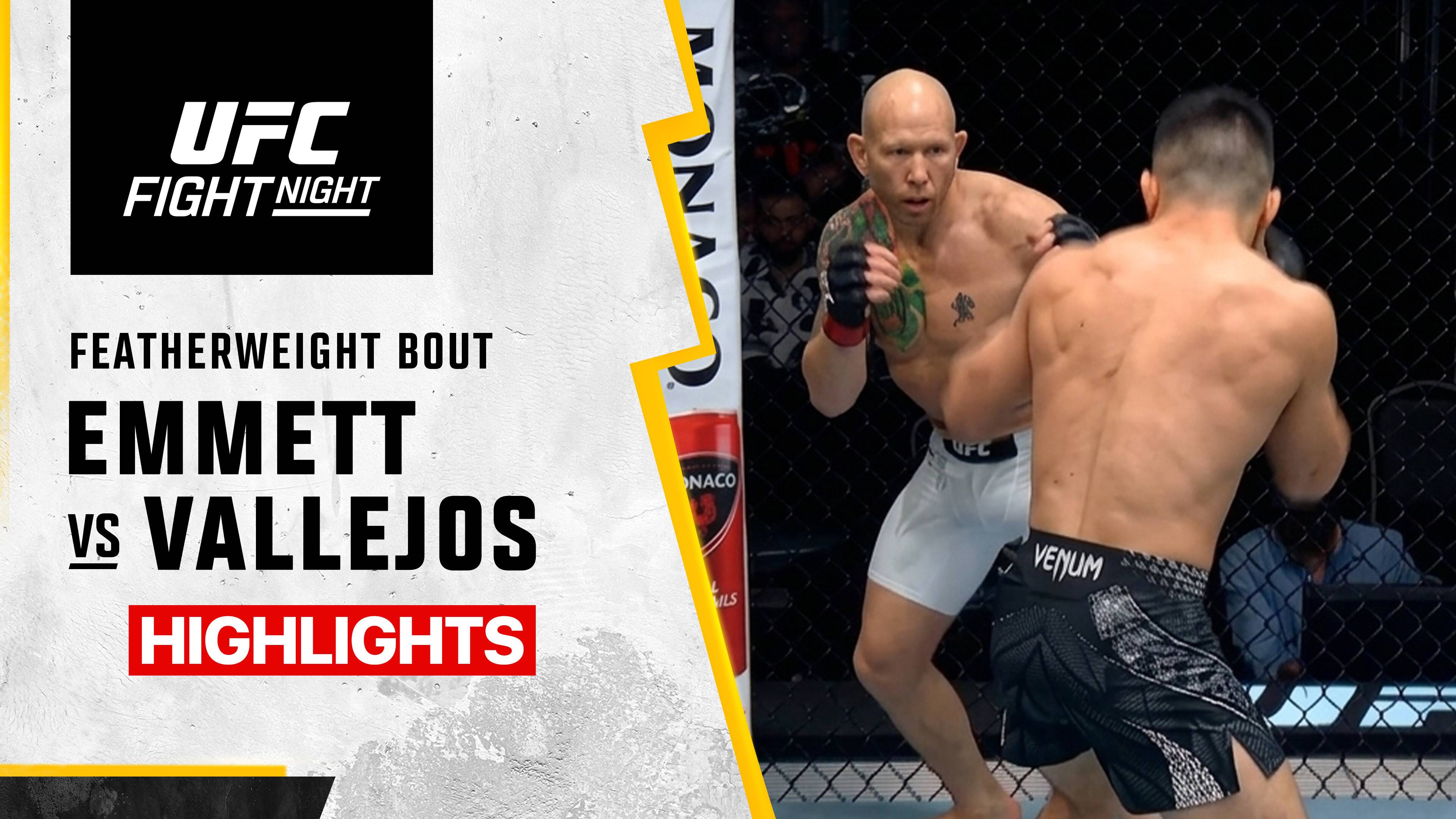 Josh Emmett vs Kevin Vallejos - Featherweight | UFC Fight Night