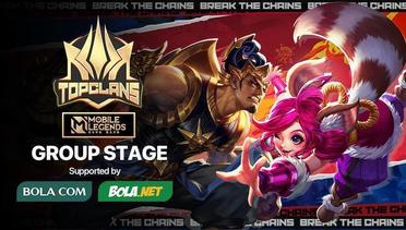 Top Clans Mobile Legends Group Stage A