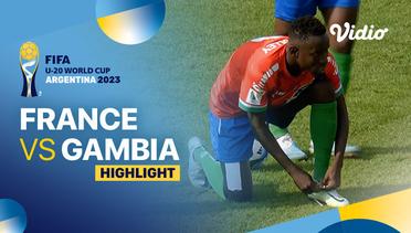 Highlights - France vs Gambia | FIFA U-20 World Cup Argentina 2023