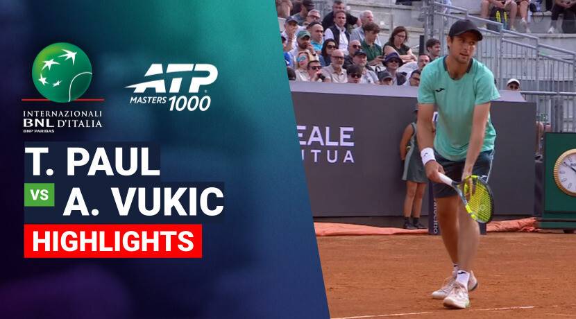 Tommy Paul vs Aleksandar Vukic - Round 2 (Pietrangeli) | ATP 1000: Internazionali BNL d'Italia 2026
